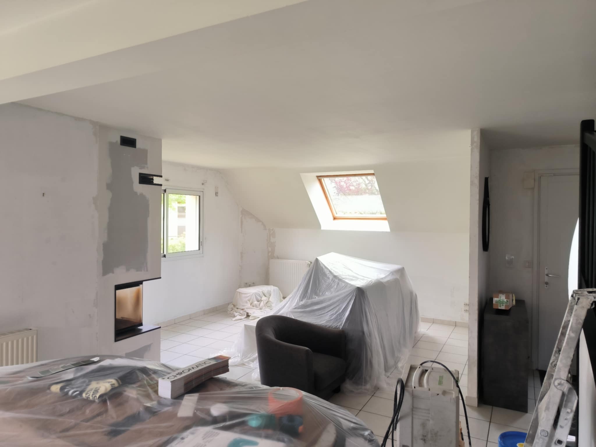 Rénovation maison pendant travaux